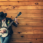 playing guitar